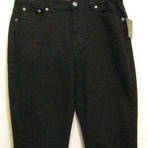NEW LRL Lauren Jeans Co. Ralph Lauren Womens Black